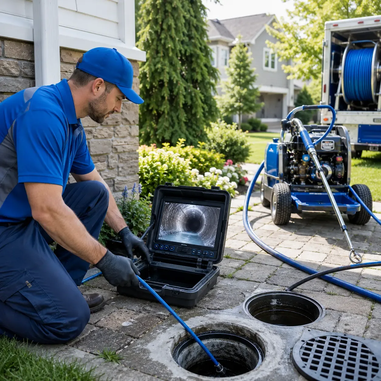 Outdoor drain cleaning professionals serving West Burke, VT