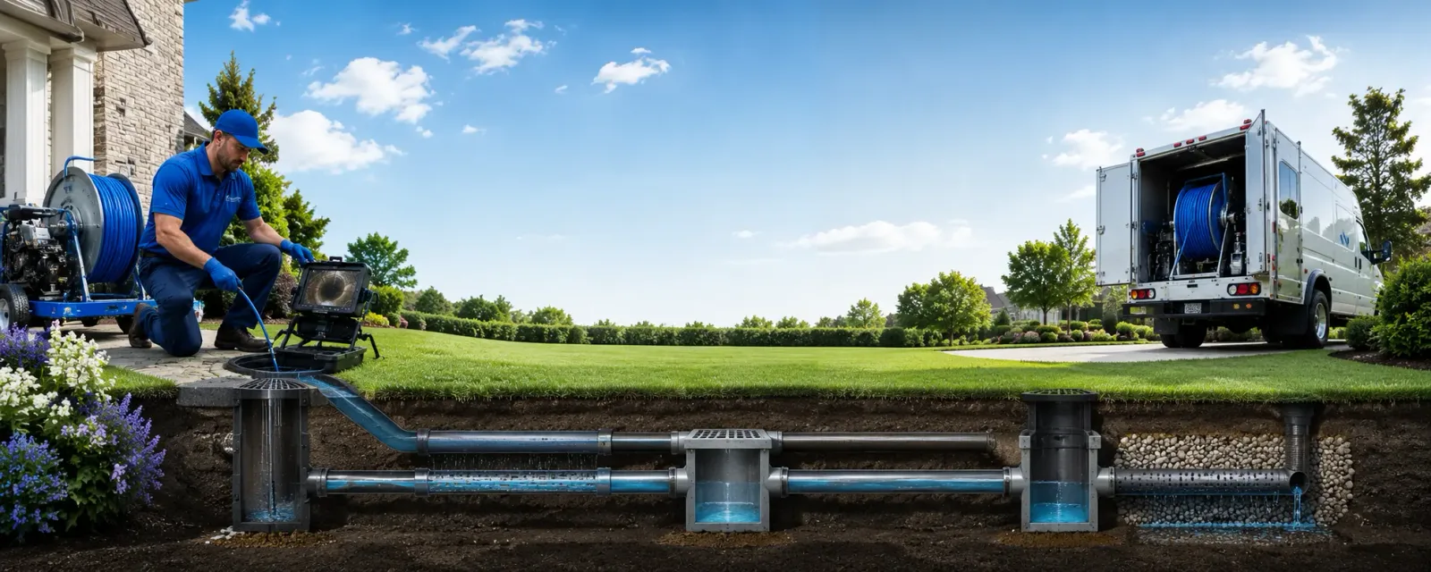 Outdoor drain cleaning information for West Burke, VT